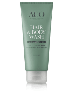 Aco Men Hair & Body Wash 200 ml hajustettu