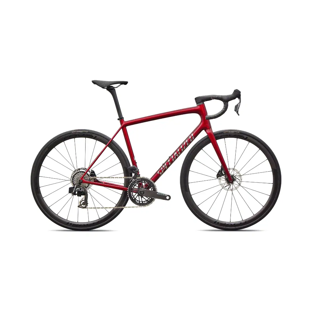 Specialized Aethos Pro Sram Force AXS gloss red sky/chrome