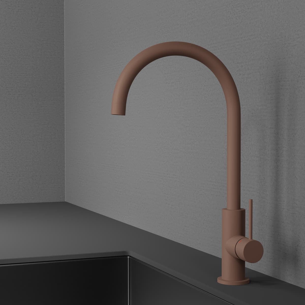 Keittiöhana Scandtap Steel Equip Rust ruskea