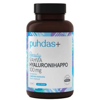 PUHDAS+ VAHVA HYALURONIHAPPO VEGEKAPS 120 kpl