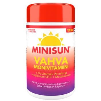 MINISUN MONIVITAMIINI VAHVA 120 TABL
